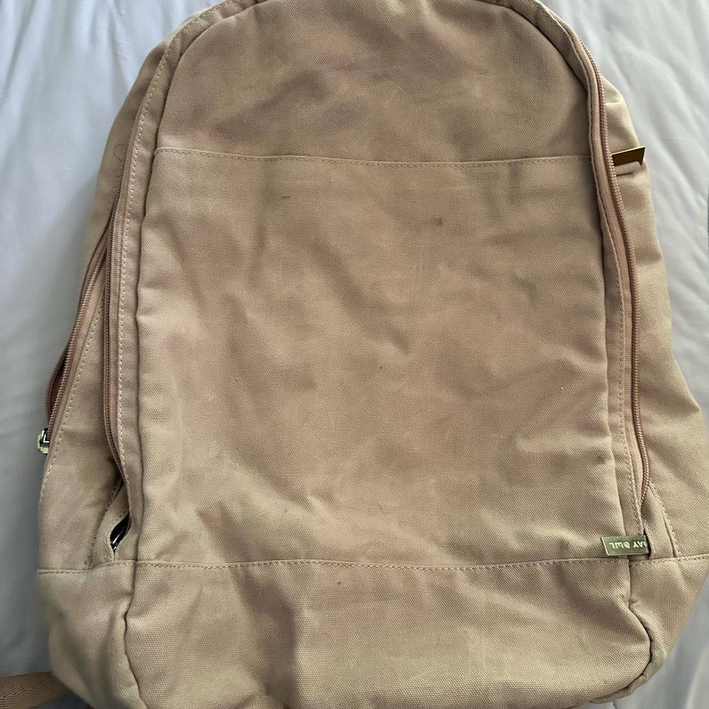 Night Owl Lavender Canvas Backpack